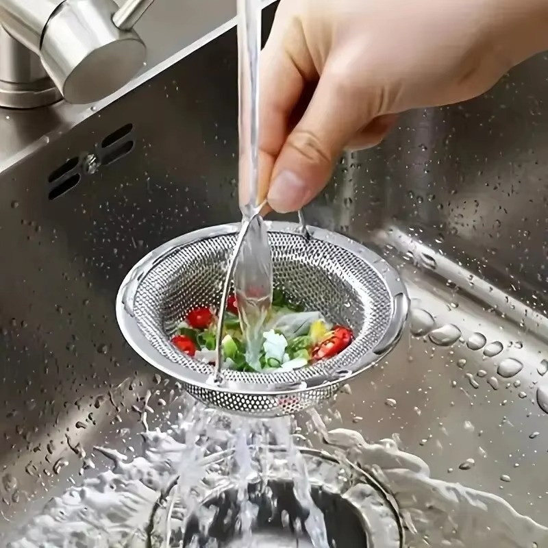 Kitchen Sink Strainer  Stainless Steel Mesh Drain Filter