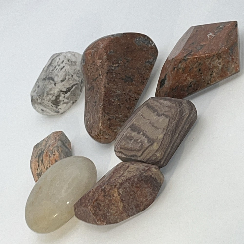 7 Assorted Polished Jaspers, etc