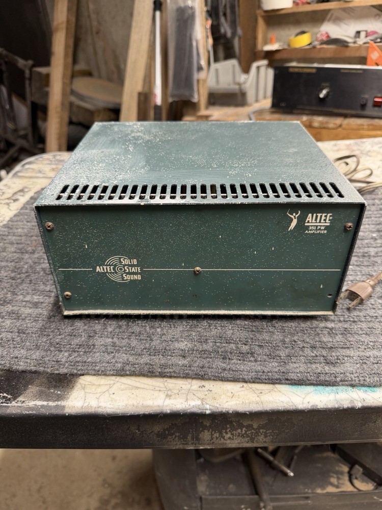 RARE Altec 351 PW Solid State Power Amplifier - Powers On - Parts Only