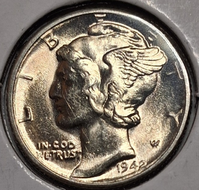 1942-D Mercury Dime