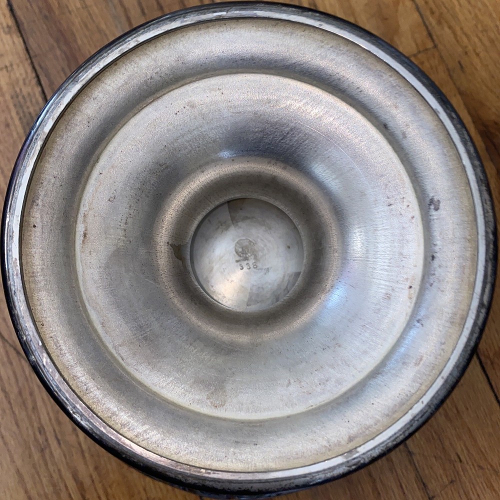 19th Century Forbes Silverplate Footed Bowl