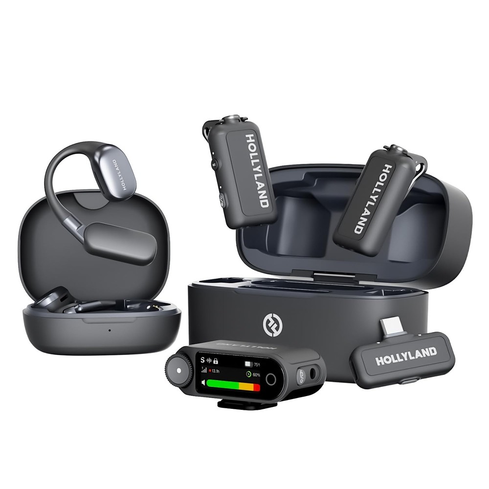 Hollyland Lark MAX 2 Wireless Microphone iPhone/Camera/Android (Ultimate Combo)