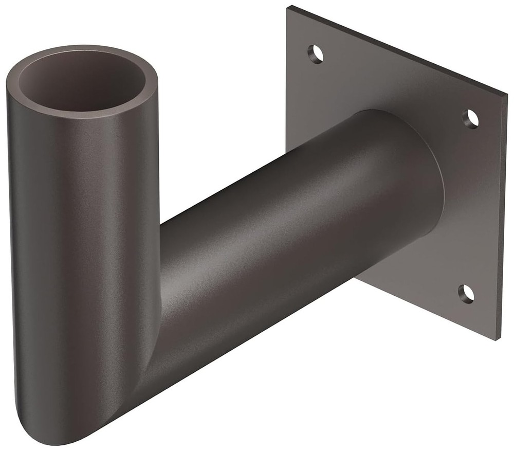 Wall Mount Bracket: 90 Degree for Parking Lot Light - L Shape Bracket for 2 3/8