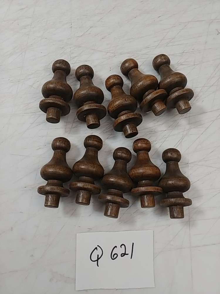 10 ASSORTED CLOCK / FURNITURE FINIALS