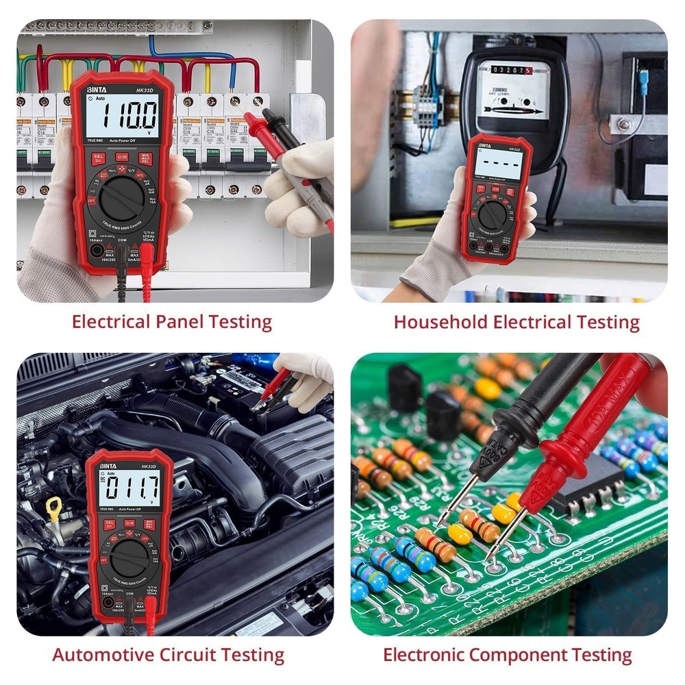 BINTA 6000 Counts Digital Multimeter with NCV, Auto-Ranging Multime... Fast Ship