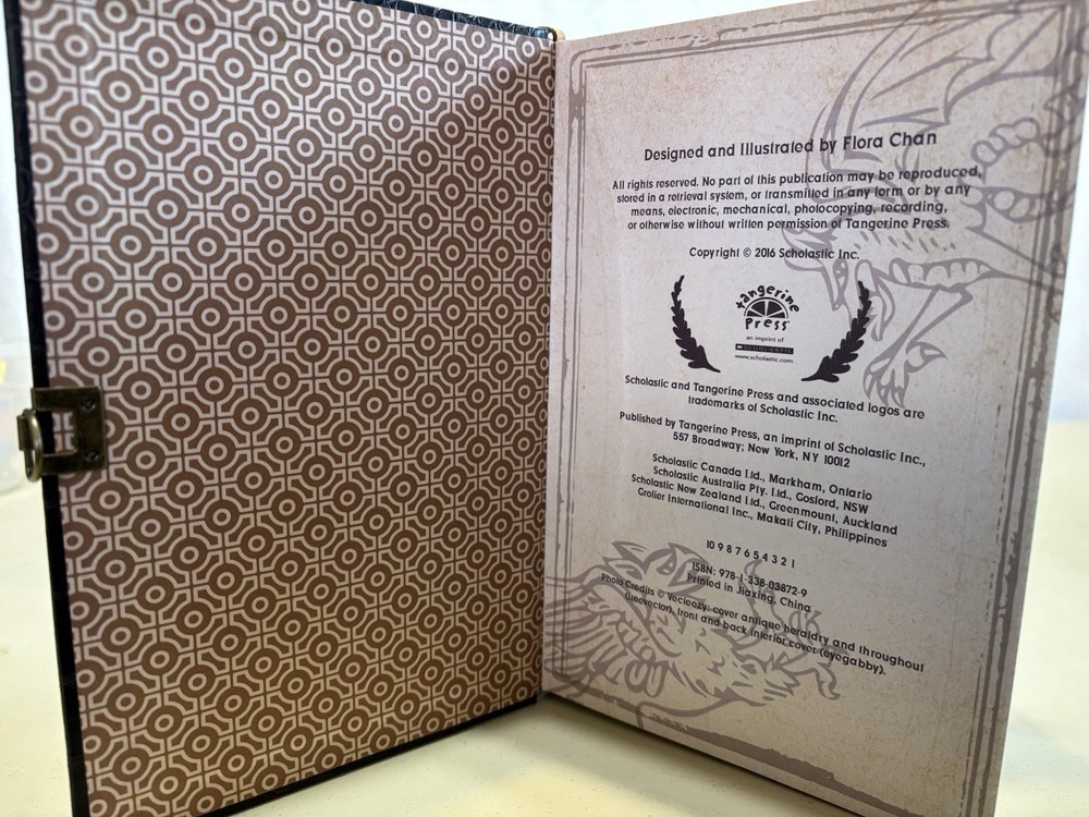 Scholastic Diary Journal Mythical Creatures 2016 No Lock