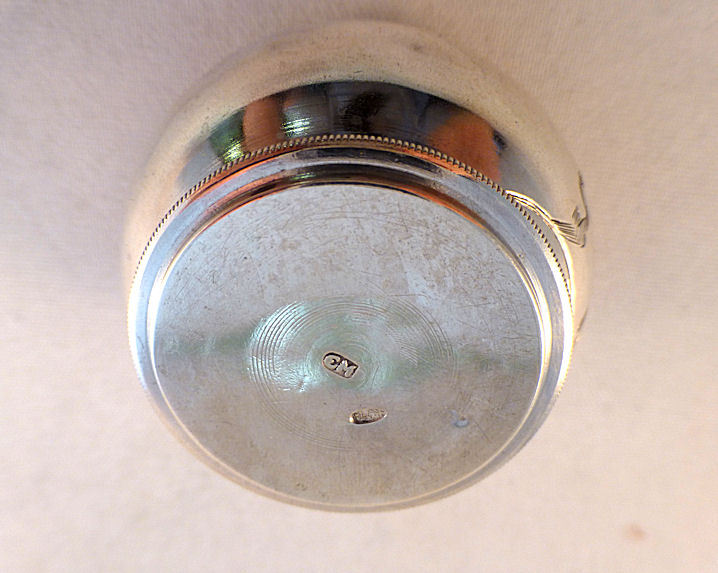 Etched Design Large Russian? 84 Sterling Open Master Salt