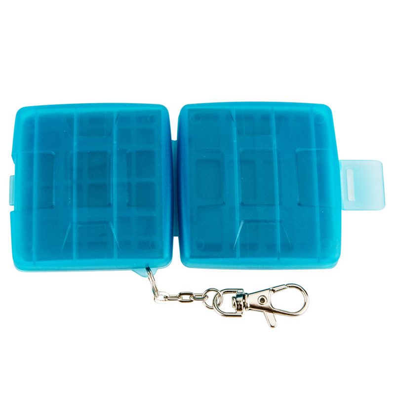 JJC Memory Card Case Mini w/ Lock&Ring 2SD+2MSD+2SIM+2Micro SIM+2Nano SIM Cards