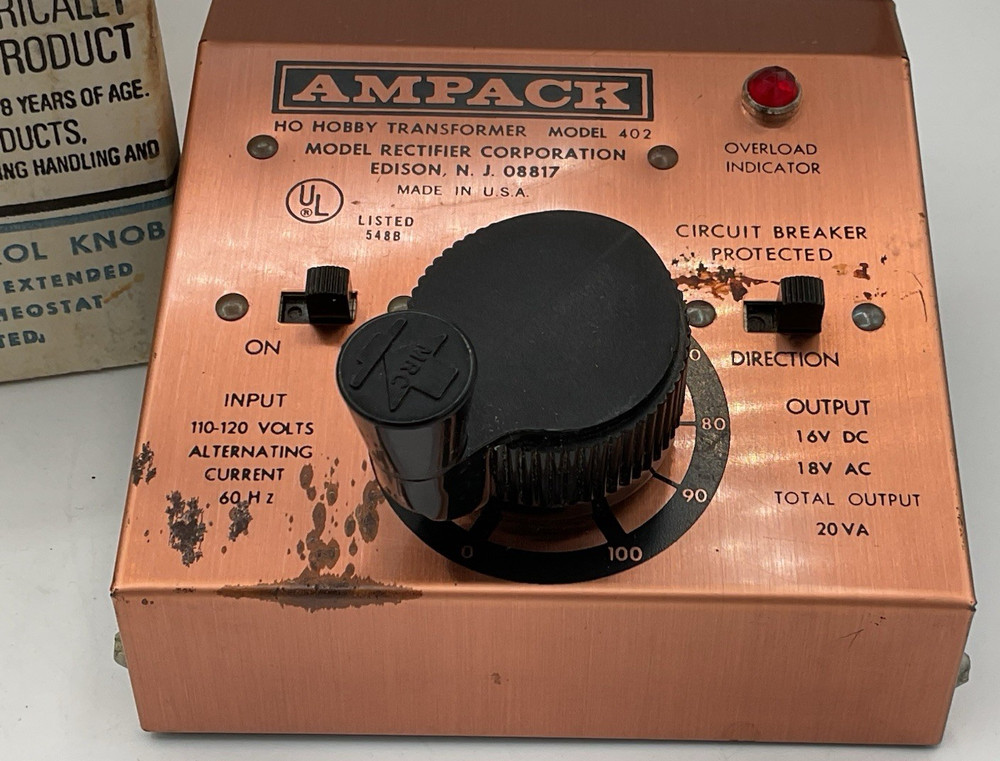 AMPACK Model 402 Maximum Railroad Control H.H. Train Control NICE Fast Free Ship