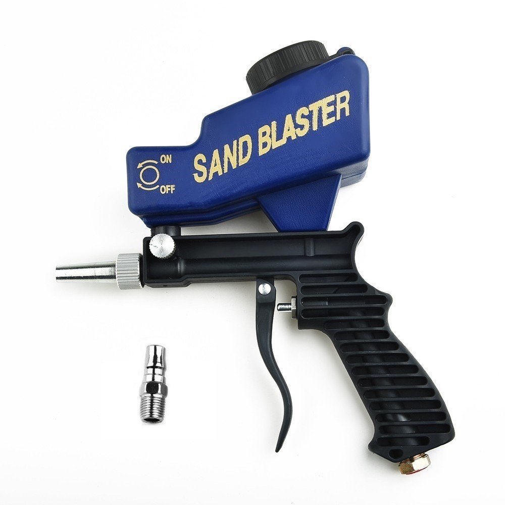 1pcs Small  Air Sandblasting Machine Hand Held Sand Blaster Replaceable Nozzle