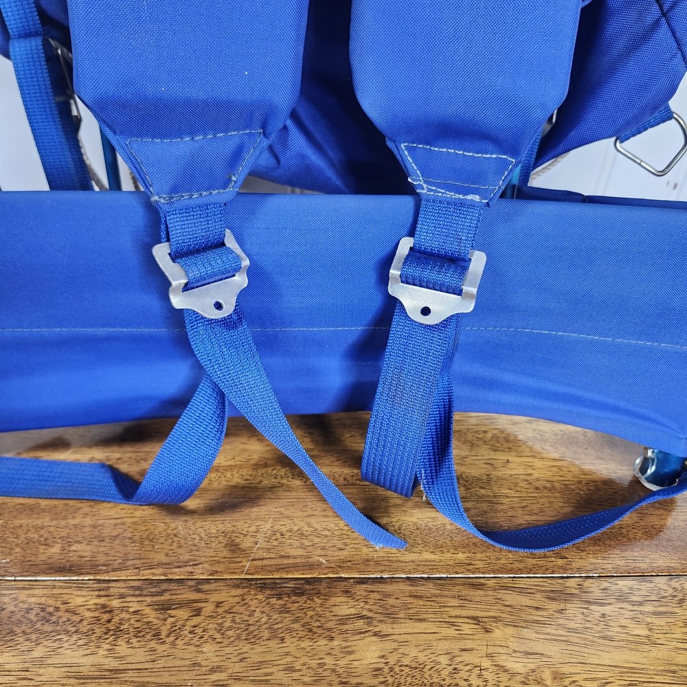 Vintage 1970ish RED, WHITE & BLUE EXTERNAL FRAME BACKPACK