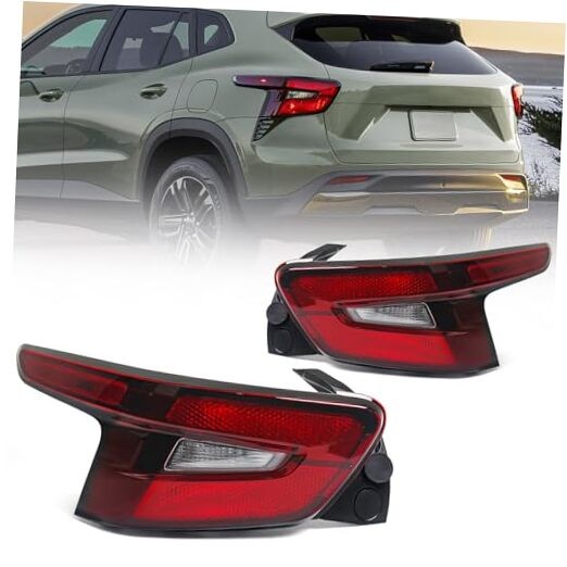 LED Tail Light Assembly Pair Compatible with Chevy Trax 2024 2025 Left & Right