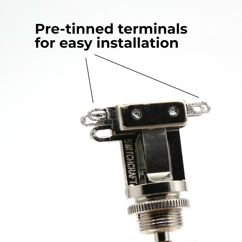 Switchcraft 3-Way Short Toggle Switch w/ Genuine Switchcraft Amber Tip