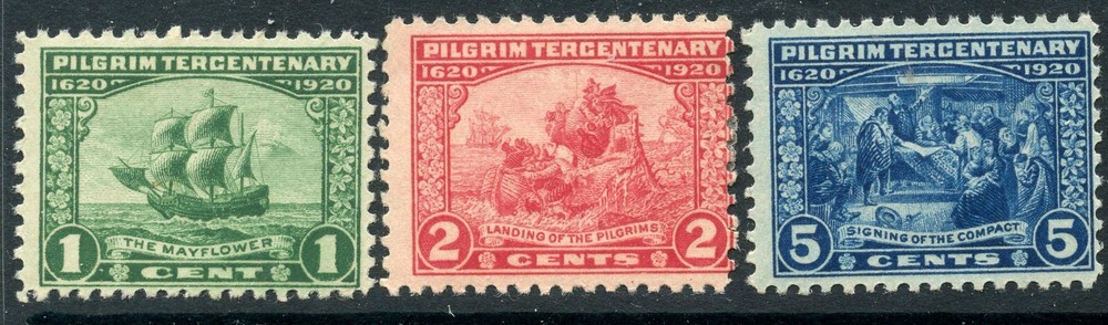 1920 PILGRIMS MINT, OG #548-50
