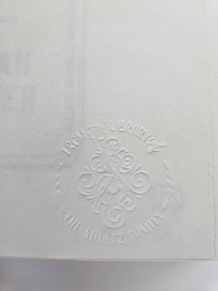 Bookstamp Last Name Shultz