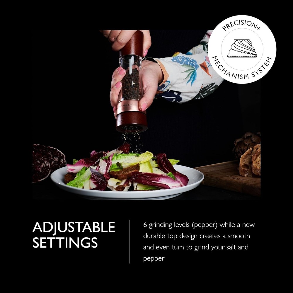 Precision Pepper Grinder - Adjustable Settings