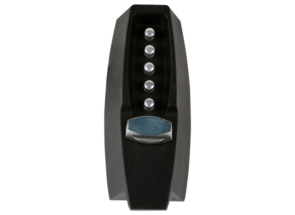 Kaba Access 7108-19-41 Combination Deadbolt, 2-3/8" Backset, Black