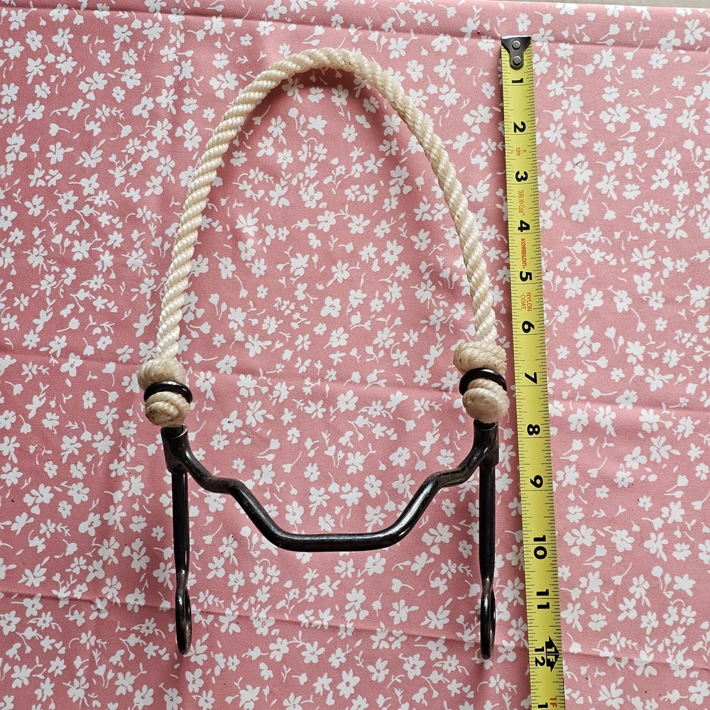 Stop N’ Turn - Bumper Hackamore with Rope Noseband