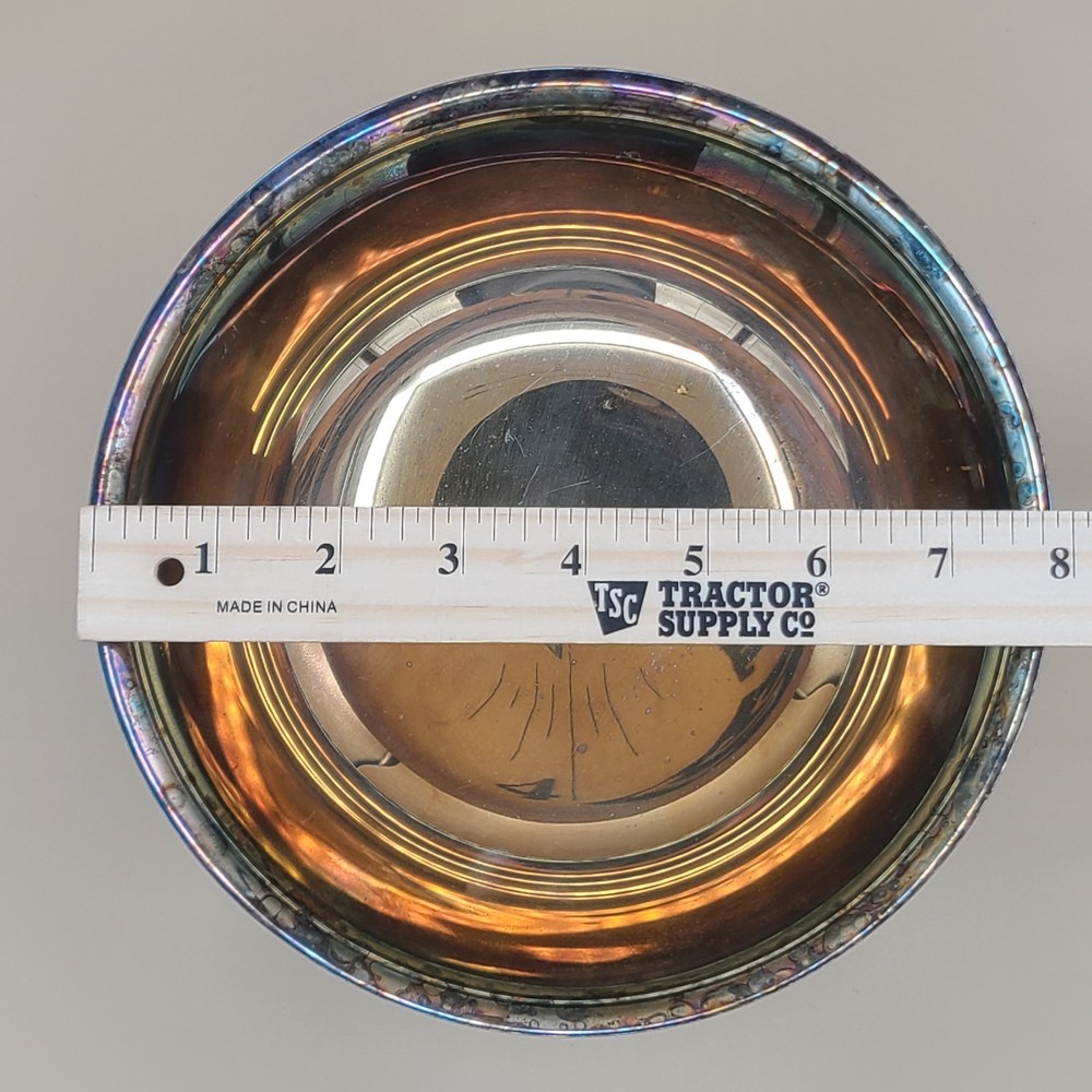 Vintage Gorham Silverplate YC780 Footed Serving Bowl