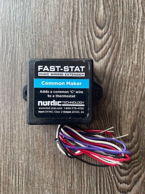 Fast-Stat Common Maker: Add a C Wire to Existing HVAC Wiring