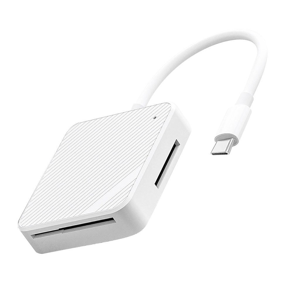 4 in 1 USB-C M2 SD SM XD Card Reader Compact Flash Reader Memory Card Adapter