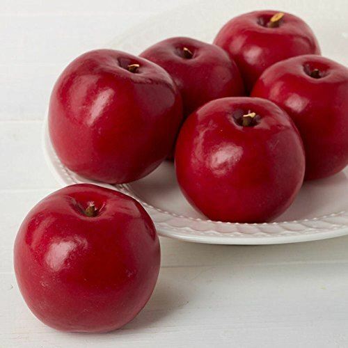 Realistic Look Artificial Red Apples | 6 Apples