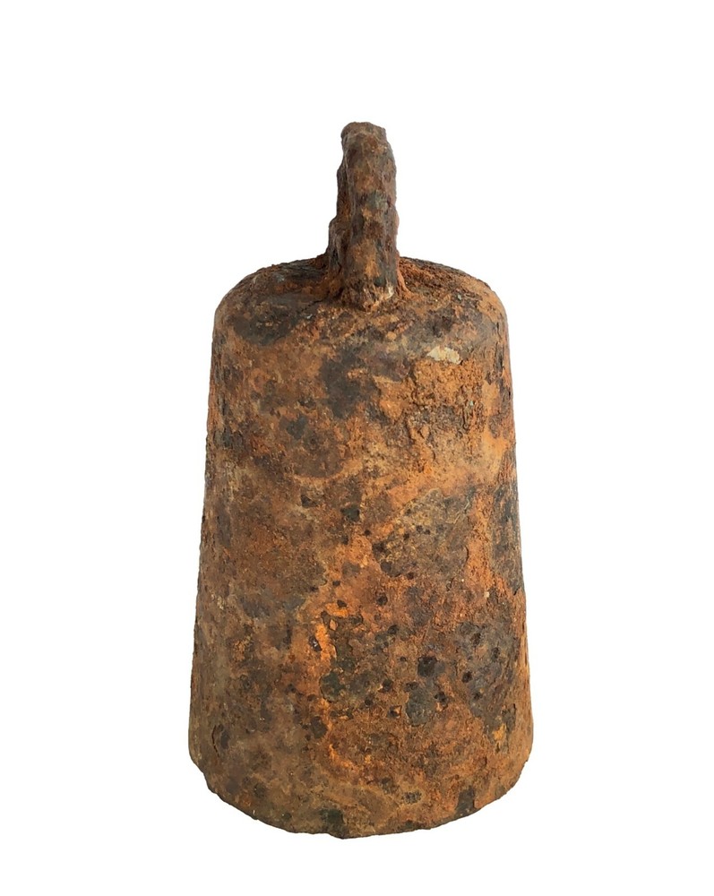 Vintage Cast Iron Hanging Corn Scale 4 Pound Weight