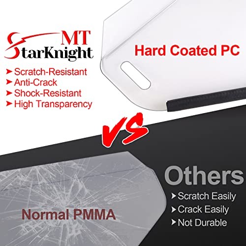 Maverick X3 Half Windshield - Scratch Proof X3 Windshield Compatible with Can