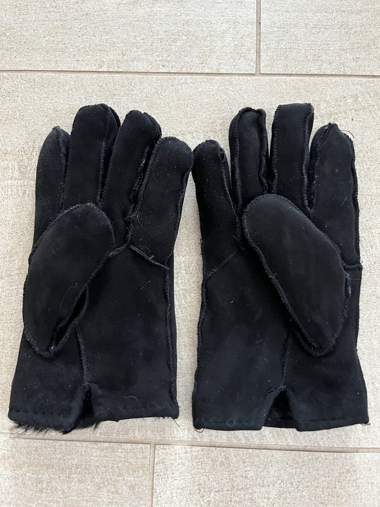 Shearling Sheepskin Men's Gloves L