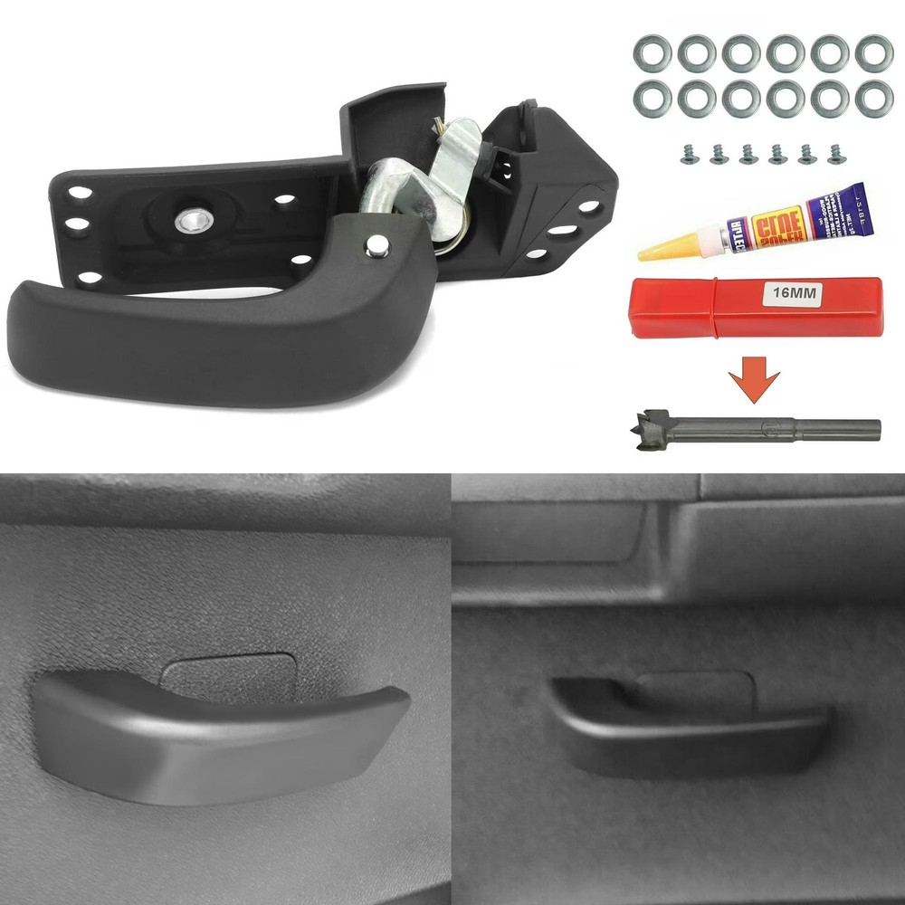 Left Driver Side Interior Door Handle Kit for 07-13 Chevy Silverado GMC Sierra