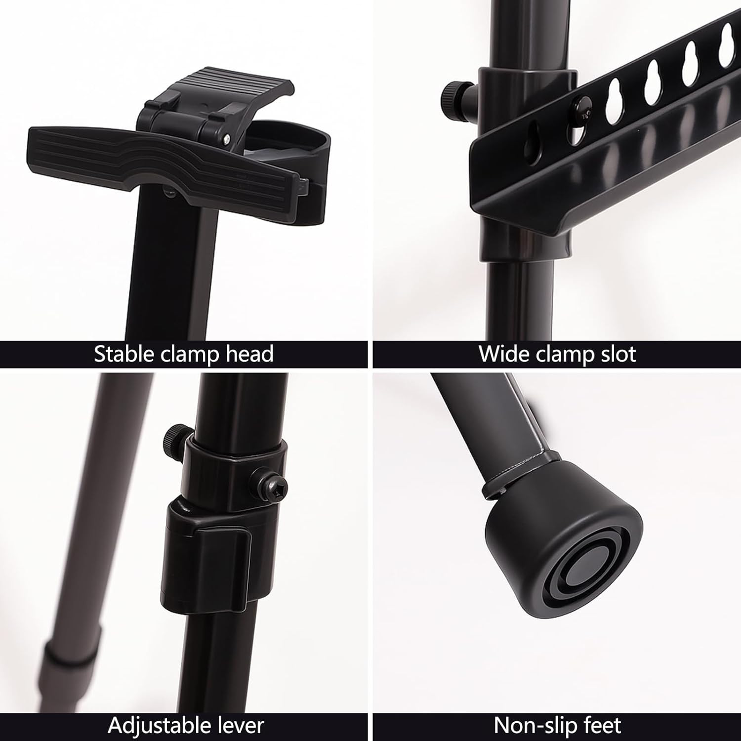 2 Pack Adjustable Art Easel Stand for Painting & Display, 17-66in Aluminum Metal