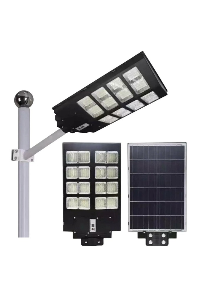 1000W LED Street Light Headlight with Solar Panel with Twilight Sensor