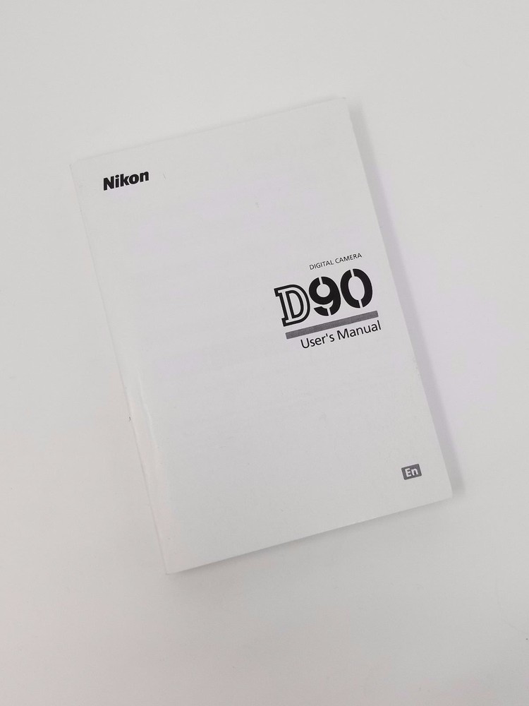 Nikon D90 Instruction Owners Manual Book NEW