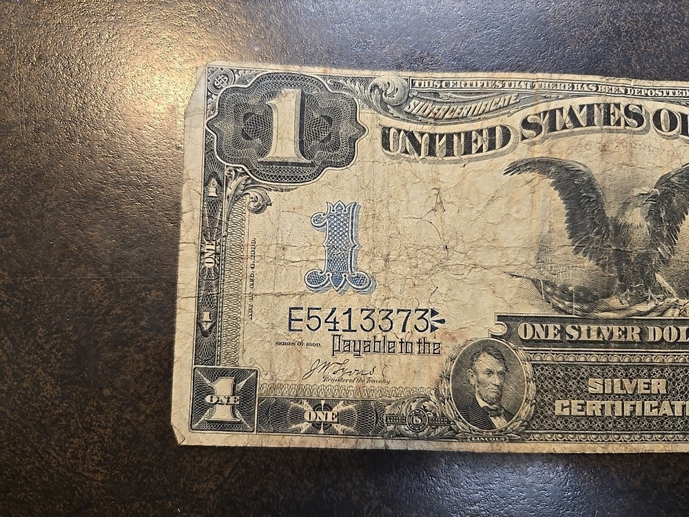 1899 $1 Black Eagle Silver Certificate Fr 226 A One Dollar