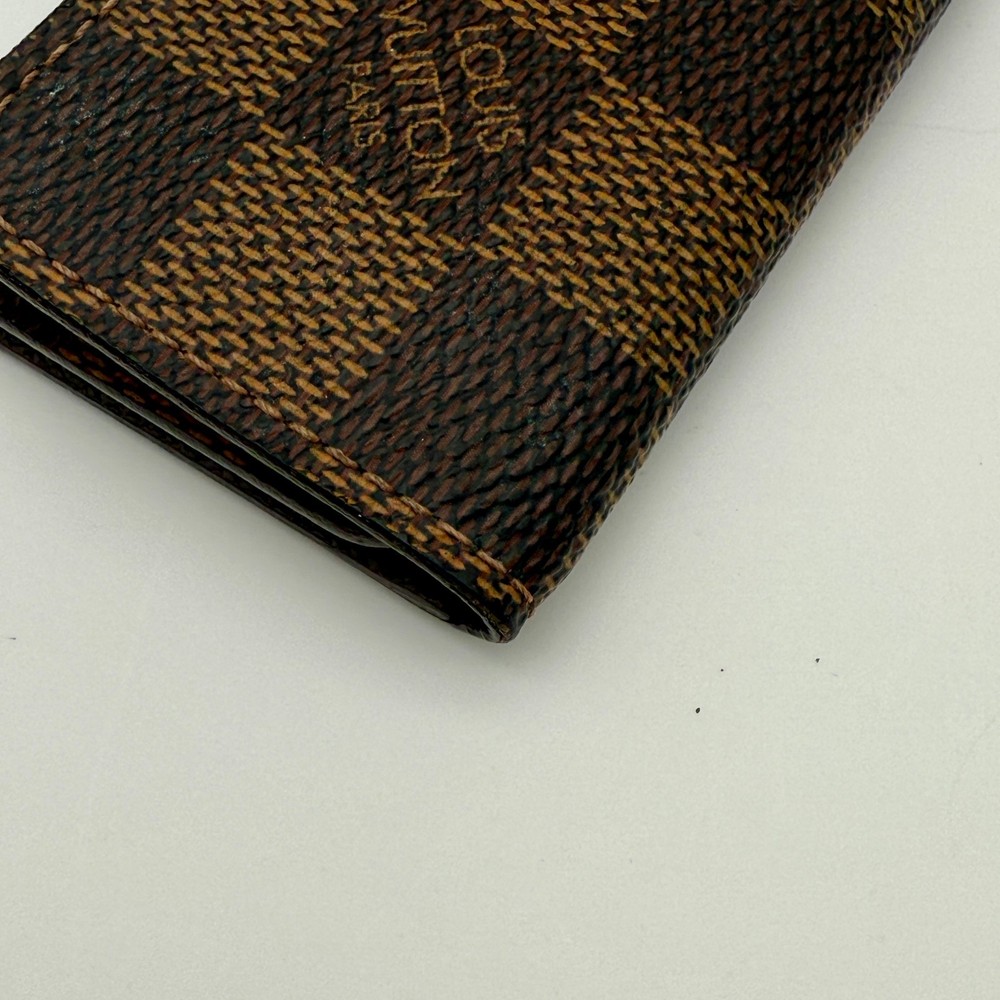 Louis Vuitton Damier Ebene Multicles 4 Key Case Brown Authentic Japan