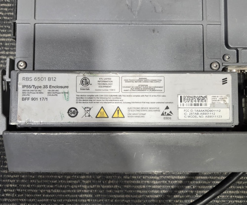Ericsson RBS 6501 B12 Base Station Unit IP55 Telecom BTS Module