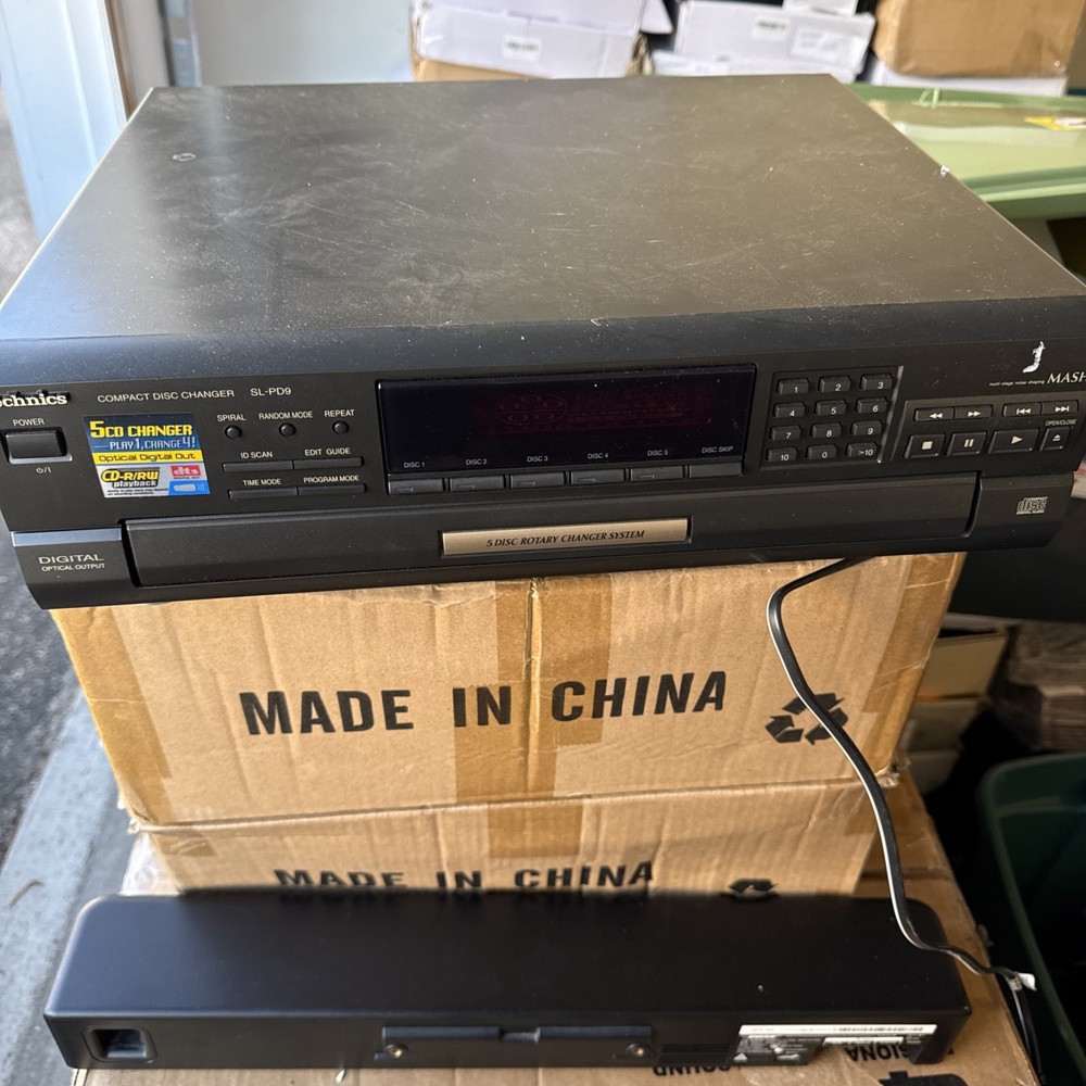 Technics SL-PD9 Compact Disk Changer Tested