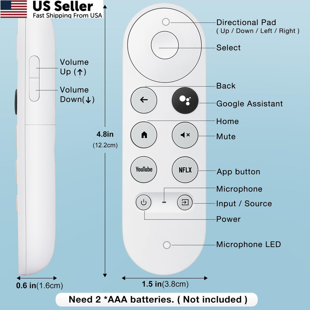 Replacement for Google-Chromecast-Remote, google, Google Chromecast