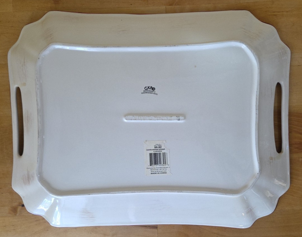 Pinecone Large Handled Tray by CKAO