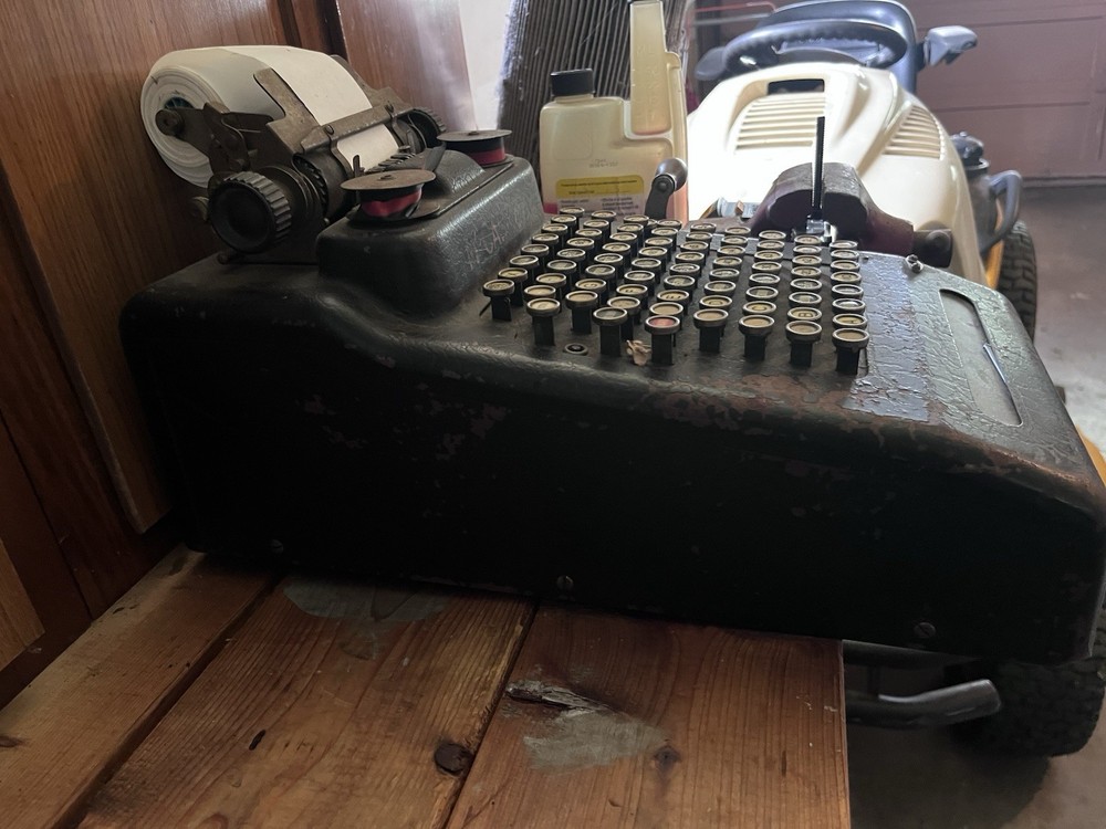 McCaskey 1920s Antique Cash Register Adding Machine