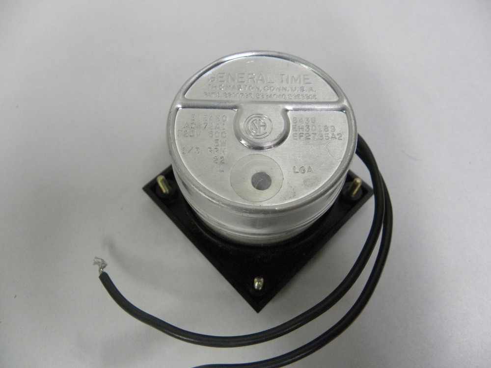 General Time Talley Industries Model E15450 Elapsed Time Panel Gauge Meter (A8)