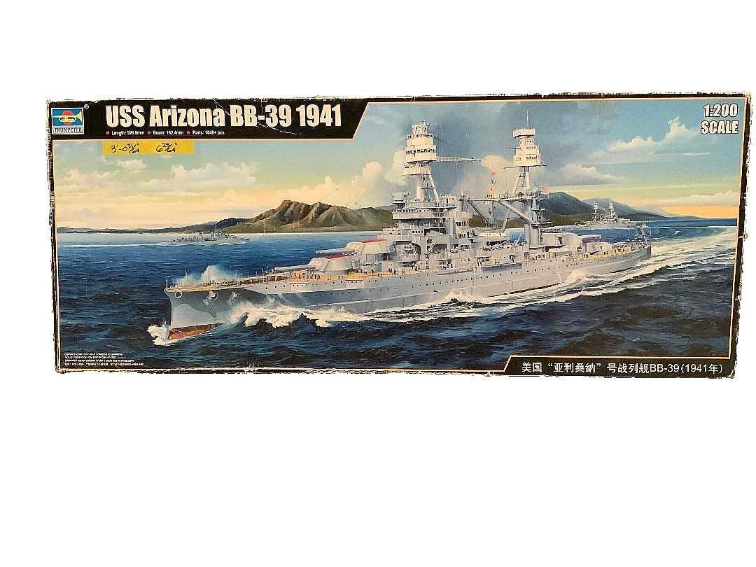 Trumpeter 1/200 USS Arizona BB-39 1941 (03701)