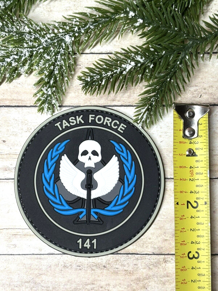 PVC Tactical Patch - Skull Call of Duty Gun Patch - Task Force 141 Patch