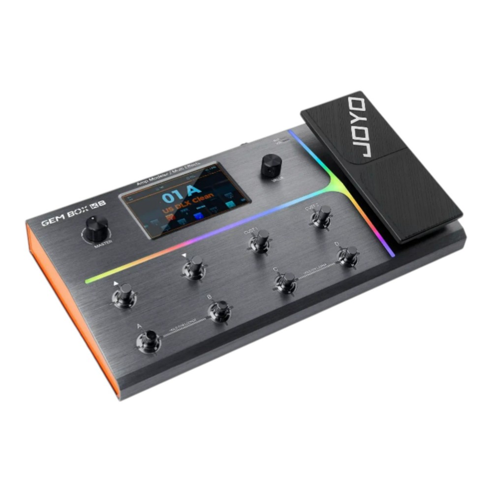 Joyo GEMBOXK8 Guitar Amp Modeller Multi-Effects Processor w/ Built-In Audio