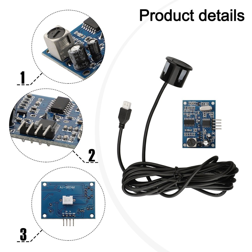 5V Waterproof Distance Sensor Module for Multiple Measurement Scenarios