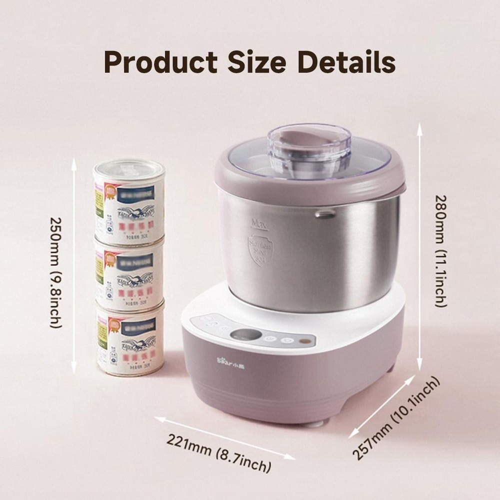 Bear 3.7-Quart Electric Dough Maker with Fermentation Function