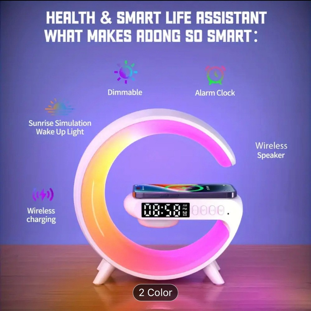 Wireless Speaker Wireless Charging Night Light Sound System