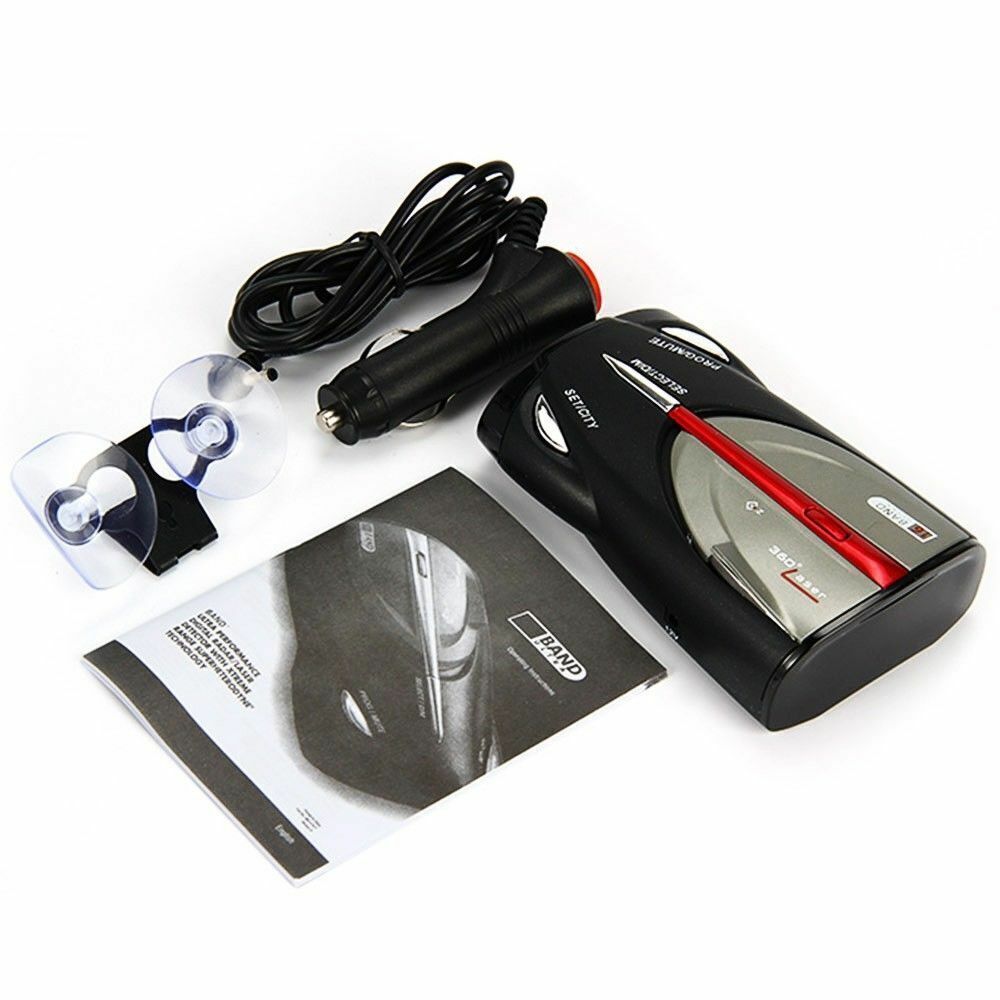 16-Band 360 Degree Cobra XRS9880 Laser Anti Radar Detector LED Display Univer