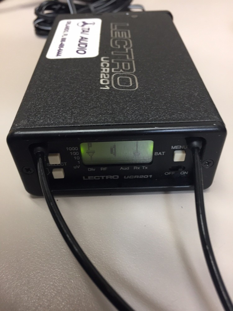 Lectrosonics Wireless Audio Receiver UCR201