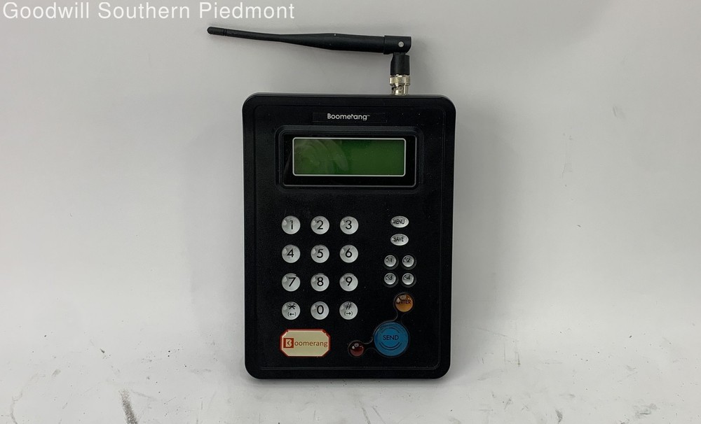 Boomerang Wireless Paging System Base Unit with 22 Pagers - Tested